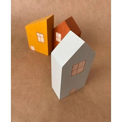 skandinav Waldorf Ahap Oyuncak Ev Seti  3l Minimal Tasarm | Doal El Yapm Montessori Oyuncak