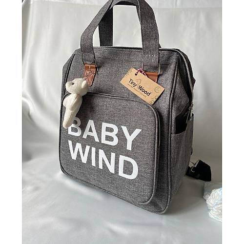 Baby Wind Anne Bebek Bak�m �antas� | Termoslu, �ok G�zl�, S�v� Ge�irmez S�rt ve El �antas�