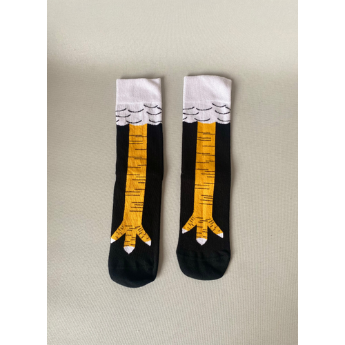 Tavuk Aya Desenli Unisex Soket orap (1 ift) ? Premium Kalite Elenceli orap