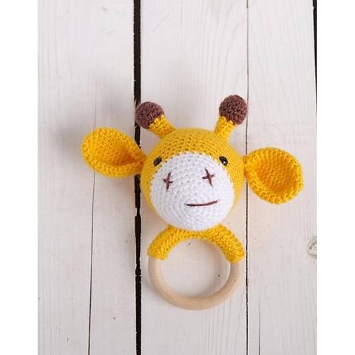 Sar Zrafa Bebek Seti | Amigurumi ngrak & simli Emzik Zinciri