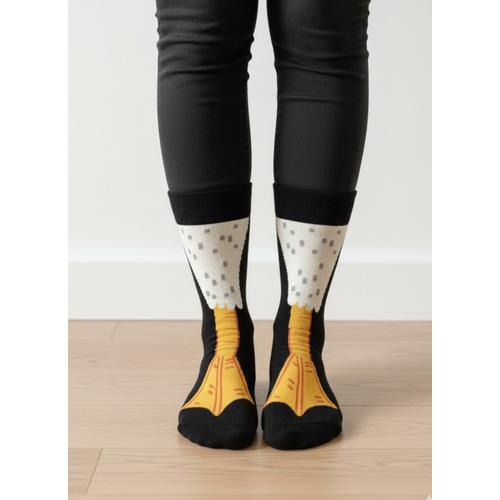 2?li Ku Aya Desenli Unisex Soket orap Seti ? rdek & Ku Penesi Tasarm (1 ift + 1 ift)