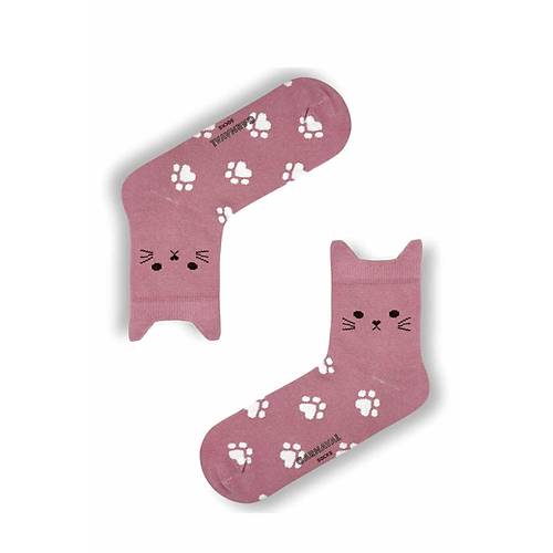 5'li Kedi �ekilli Renkli �orap Seti | Hediye Kutulu Unisex Pamuklu �oraplar