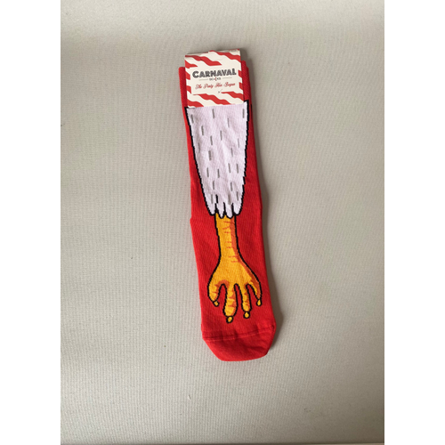 Ku Aya Desenli Unisex Soket orap (1 ift) ? Elenceli Funny Socks Premium Krmz