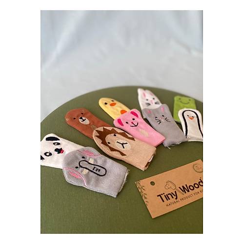 Hayvanlar Alemi Parmak Kuklas� � 10�lu Set, E�itici Aile ve �ocuk Oyunlar�