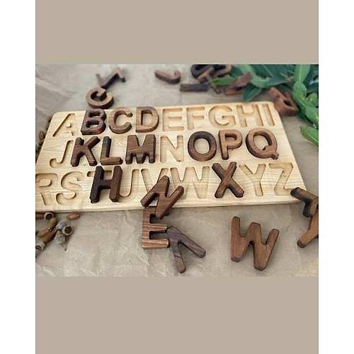 Ahap Alfabe Puzzle | Doal Byk Harf Montessori Oyuncak