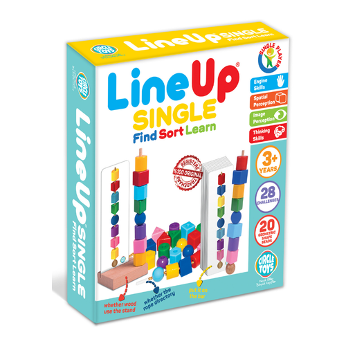 Line Up Single Bul Srala ren | Renk ve ekil Sralama Oyunu