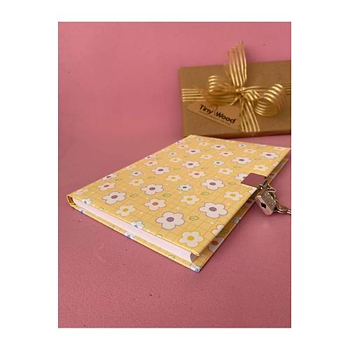 Kilitli Hat�ra ve G�nl�k Defteri � 14x20 cm, 80 Yaprak (�e�itli Kapak Desenleri)