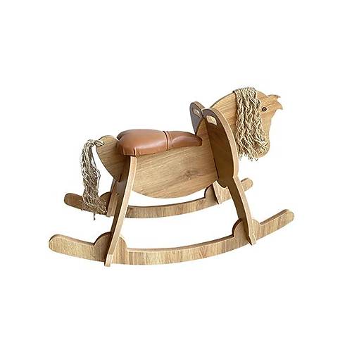 Sallanan Ahap At Sandalye | Deri Oturakl | Tiny Wood