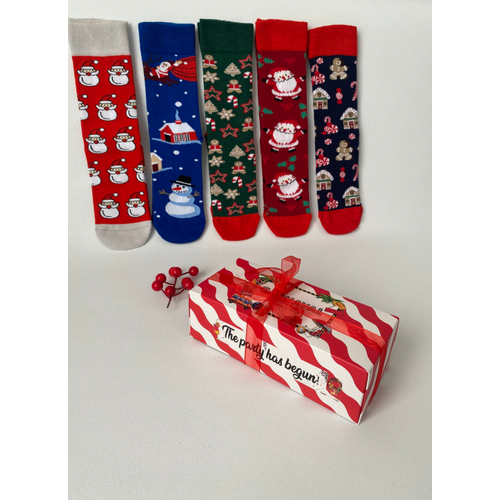 Ylba 5?l Desenli orap Seti | Unisex Hediye Kutulu K Temal oraplar