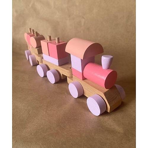 Ahap Montessori Eitici Oyuncak Seti | Bultak Tren, Yldz Kule ve Kpler