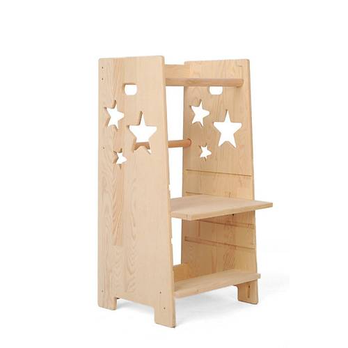 Montessori ��renme Kulesi | Do�al Ah�ap Etkinlik Kulesi | 18 Ay - 5 Ya�