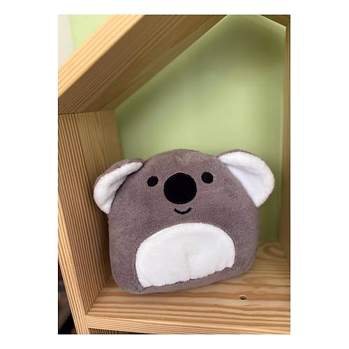 Koala Tasar�ml� Yumu�ak Pelu� Yast�k � Sevimli Uyku ve Oyun Arkada��
