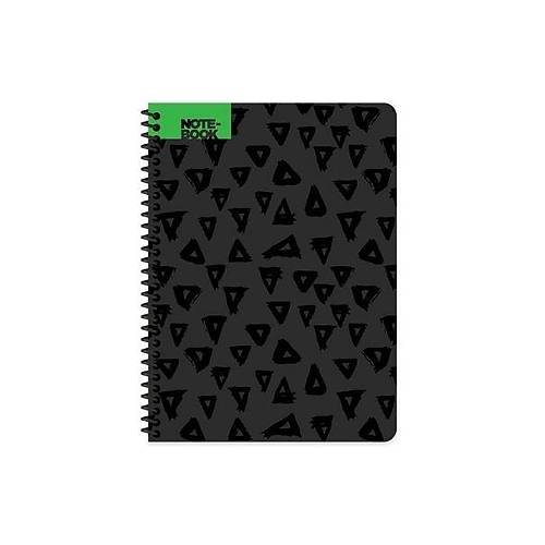 Keskin Color Delta Spiralli Defter | 16,522,5 cm, 80 Yaprak, izgili, PP Kapak