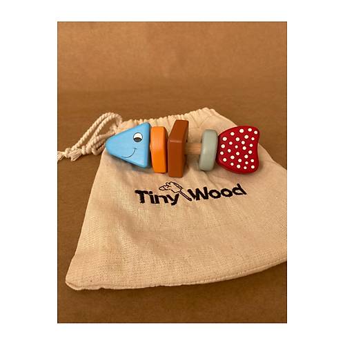 Do�al Ah�ap Bal�k ��ng�rak � El Yap�m�, Montessori Uyumlu Bebek Oyunca�� | Tiny Wood