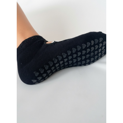 2?li Pilates & Yoga orap Seti ? Kaydrmaz Tabanl Unisex Pamuklu Spor Patik orap