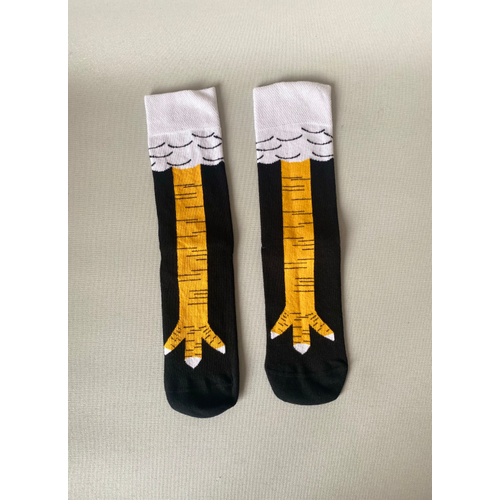 Tavuk Aya Desenli Unisex Soket orap (1 ift) ? Premium Kalite Elenceli orap