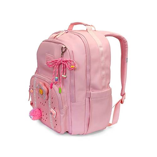 �lkokul K�z �ocuk 3'l� Okul �anta Seti Pembe Big Dream Desenli