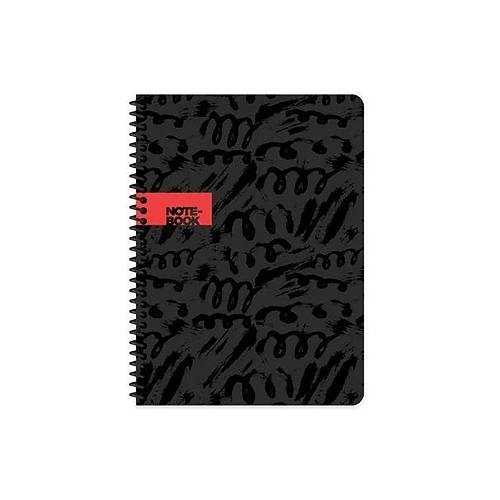 Keskin Color Delta Spiralli Defter | 16,522,5 cm, 80 Yaprak, izgili, PP Kapak