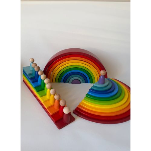Montessori Waldorf Ah�ap G�kku�a�� Mega Oyun Seti 4 Par�a