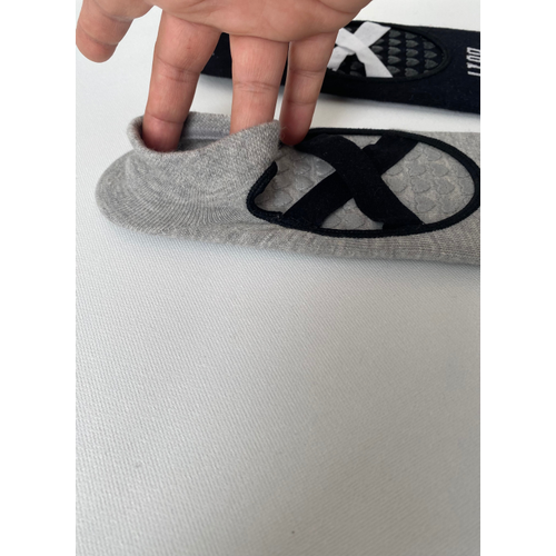 2?li Pilates & Yoga orap Seti ? Kaydrmaz Tabanl Unisex Pamuklu Spor Patik orap