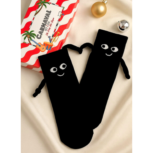 Kadn ? Erkek Mknatsl Elele Tutuan orap (1 Adet) ? Halay eken Kanka orab ? Sevimli Yz Tasarm