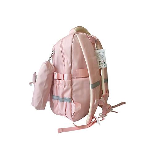 K�z �ocuk �lk��retim �antas� Ultra Hafif ilkokul / Ortaokul Okul 3 l� �anta Seti Pembe-Lila -Gri