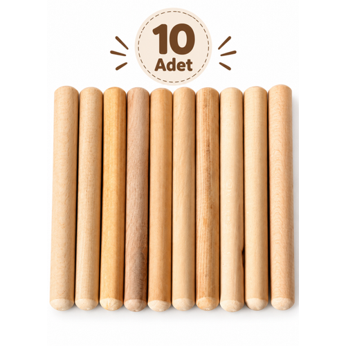 10'lu Ah�ap Ritim �ubu�u ? Do�al Ah�ap M�zik ve Ritim Oyunca��
