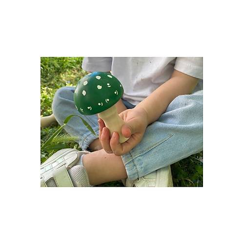 Waldorf  Do�al Ah�ap Mantar Oyuncak Seti 3 l�