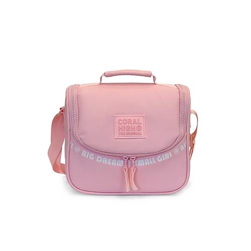 �lkokul K�z �ocuk 3'l� Okul �anta Seti Pembe Big Dream Desenli