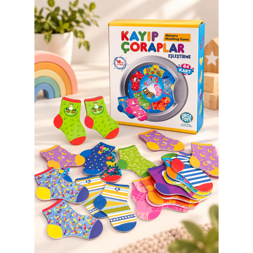 Kay�p �oraplar E�le�tirme Oyunu ? Dikkat ve Haf�za Geli�tirici