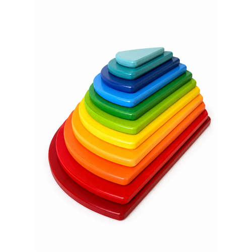 Montessori Waldorf Ah�ap G�kku�a�� A��k U�lu Oyun Seti 2 Par�a
