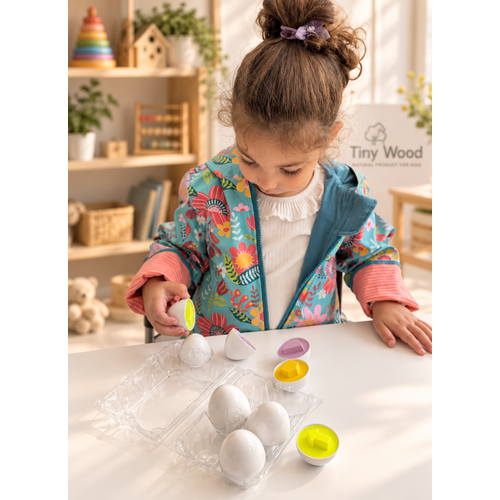 Geometrik Yumurta E�le�tirme Oyunu ? �ekil E�le�tirme 12'li
