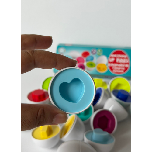 Geometrik Yumurta E�le�tirme Oyunu ? �ekil E�le�tirme 12'li