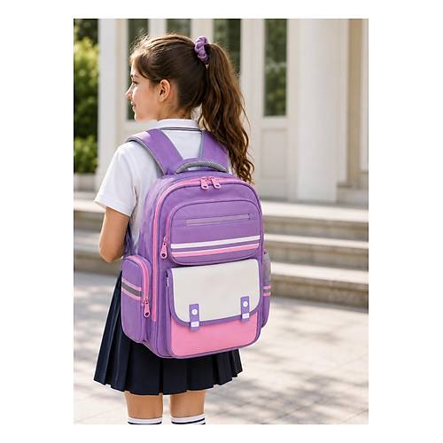 �lkokul �ocuk Okul �antas� �ok B�lmeli Ergonomik S�rt �antas�