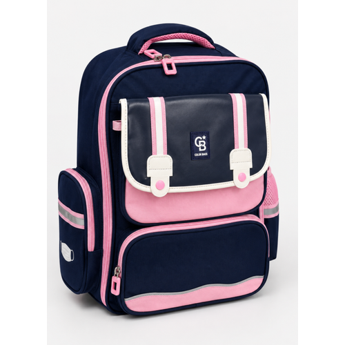 K�z �ocuk Pembe-Lila Okul �antas� Ortopedik S�rt �antas�