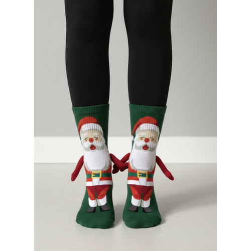 Y�lba�� �zel 2'li El Ele Tutu�an �orap Seti ? Kardan  Adam & Noel Baba Y�lba�� �orab�