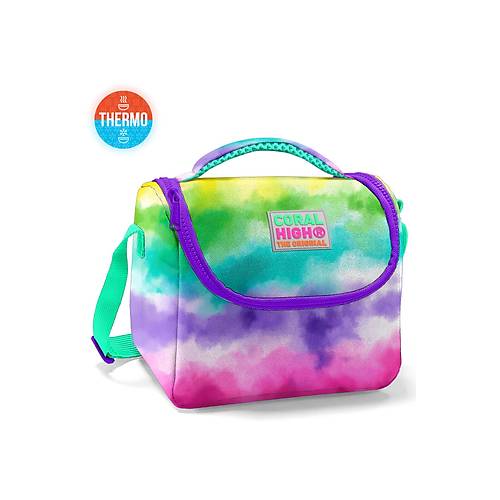 Kids Renkli Batik Desenli Thermo Beslenme �antas� 11739