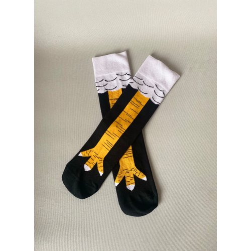 Tavuk Aya Desenli Unisex Soket orap (1 ift) ? Premium Kalite Elenceli orap