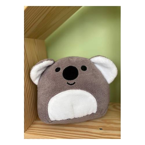 Koala Tasar�ml� Yumu�ak Pelu� Yast�k � Sevimli Uyku ve Oyun Arkada��