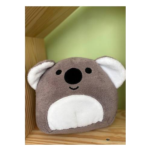 Koala Tasar�ml� Yumu�ak Pelu� Yast�k � Sevimli Uyku ve Oyun Arkada��