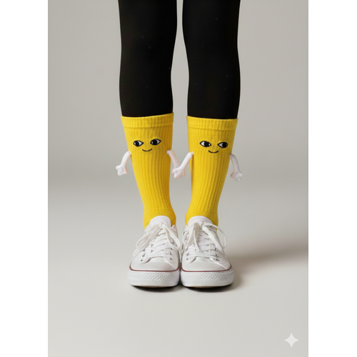 Kad�n Erkek M�knat�sl� Elele Tutu�an �orap, Halay �eken Kanka �orab� Sar�