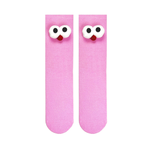 P�rtlek G�zl� Renkli �orap, Spor �orap Pembe