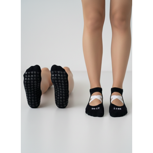 Kaymaz Tabanl� Pilates Yoga �orab� 5?li Set ? Kad�n Balerin Patik Spor �orap