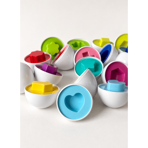 Geometrik Yumurta E�le�tirme Oyunu ? �ekil E�le�tirme 12'li