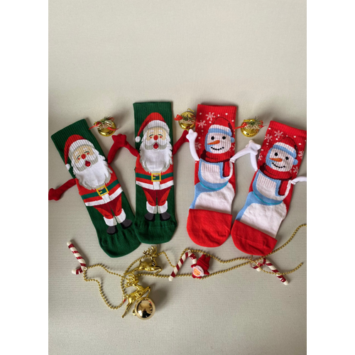 Ylba zel 2?li El Ele Tutuan orap Seti ? Karl Kardan Adam & Noel Baba | Kadn Erkek Elenceli Ylba orab