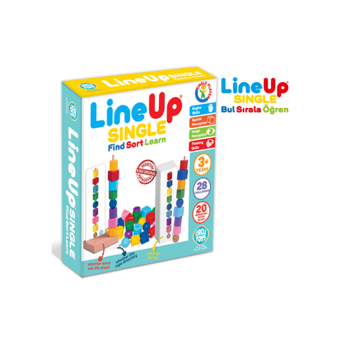 Line Up Single Bul Srala ren | Renk ve ekil Sralama Oyunu