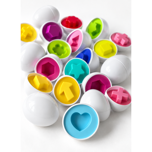 Geometrik Yumurta E�le�tirme Oyunu ? �ekil E�le�tirme 12'li