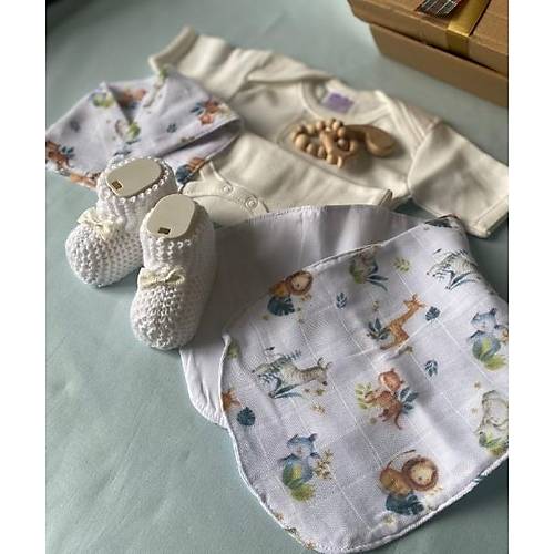 Hogeldin Bebek | Organik Yenidoan Bebek Hediye Seti (Unisex)