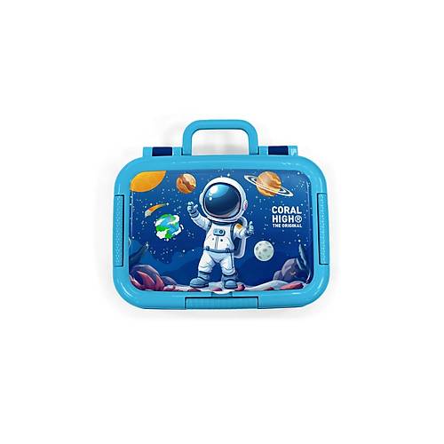 Lacivert Astronot Desenli 5?li Okul �anta Seti S�rt �antas� Kalemlik Beslenme Kab� Termos