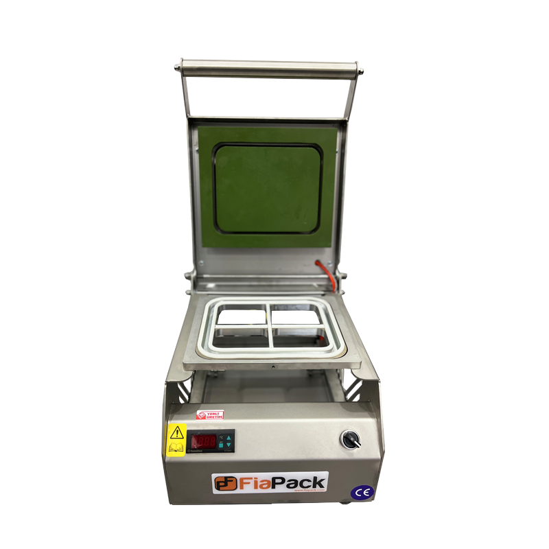 Fiapack Tabak Kapatma Makinesi Paslanmaz 227x178 mm 4 Bölmeli